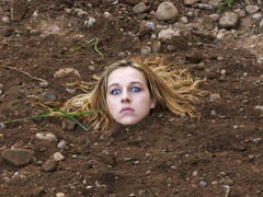 Girl buried alive
